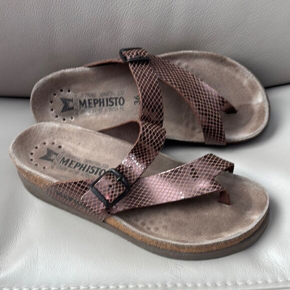 Mephisto Women's Brown Sandals - Picture 1 of 4